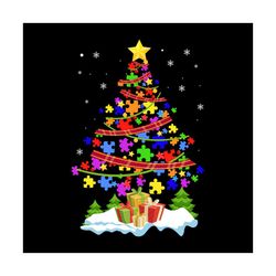 Tree Christmas Svg, Christmas Svg, Light Christmas Svg, Star Svg, PineTree Svg, Pinetree Decoration Svg, Winter Svg, Sno
