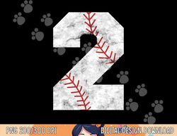 Kids 2nd Birthday Baseball Big Number Two 2 Year Old Boy Girl png,sublimation