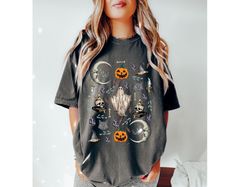 Comfort Colors,Retro Halloween Shirt,Vintage Halloween, Spooky Vibes S