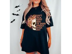 Comfort Colors,Skull Halloween Shirt,Trendy Shirts, Cute Fall Shirt, G