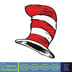 Dr.Suess Svg, Dxf, Png, Dr.Suess book Png, Dr. Suess Png, Sublimation, Cat in the Hat cricut, Instant Download (71)