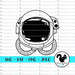 Astronaut, Helmet, Rocket man, NASA, Stars, Spaceship, Outer Space Birthday SVG, Clipart Print and Cut File, Digital Dow