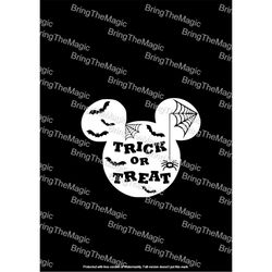 Halloween party design!  SVG, tshirt design, trick or treat