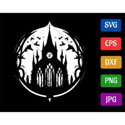 Gothic | svg - eps - dxf - png - jpg | High-Quality Vector | Silhouette Cameo | Cricut Explore