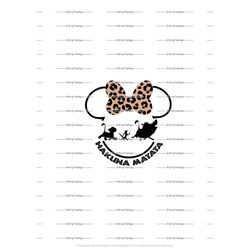 No Worries, Leopard bow, Animal Theme, DIY Tshirt design, Matching Family Decal, svg, dxf, png, pdf