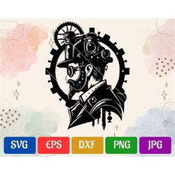Steampunk | High-Quality Vector | svg - eps - dxf - png - jpg | Cricut Explore | Silhouette Cameo