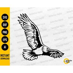 Flying Eagle SVG | Bird SVG | Forest SVG | Animal Svg | Beak Wings Soar Feather Sky Fly | Cutting File Clipart Vector Di