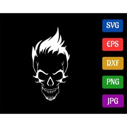 Skull | High-Quality Vector | svg - eps - dxf - png - jpg | Cricut Explore | Silhouette Cameo