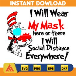 Dr.Suess Svg, Dxf, Png, Dr.Suess book Png, Dr. Suess Png, Sublimation, Cat in the Hat cricut, Instant Download (84)