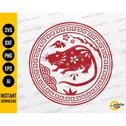 Rat SVG | Chinese Zodiac Sign Card T-Shirt Sign Decor Decal Decoration Wall Art | Cricut Silhouette Printable Clipart Di