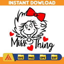Dr.Suess Svg, Dxf, Png, Dr.Suess book Png, Dr. Suess Png, Sublimation, Cat in the Hat cricut, Instant Download (133)