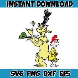 Dr.Suess Svg, Dxf, Png, Dr.Suess book Png, Dr. Suess Png, Sublimation, Cat in the Hat cricut, Instant Download (12)
