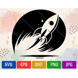 Space | svg - eps - dxf - png - jpg | Cricut Explore | Silhouette Cameo | High-Quality Vector Cut file for Cricut
