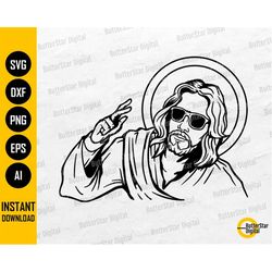 Cool Jesus SVG | Son Of God SVG | Religious Christian Catholic Faith | Cricut Cutting Files Printable Clip Art Vector Di
