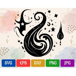 Magic | svg - eps - dxf - png - jpg | High-Quality Vector | Silhouette Cameo | Cricut Explore