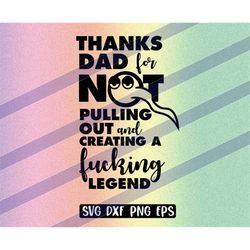 Creating Legend eps Download vector file cutfile cricut Thanks Dad