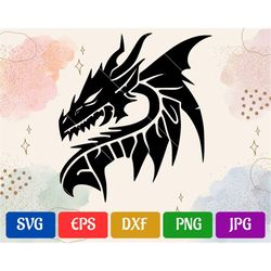 Dragons SVG | High-Quality Vector Cut file for Cricut | svg - eps - dxf - png - jpg | Silhouette Cameo | Cricut Explore