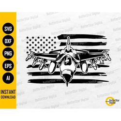 US Fighter Jet SVG | United States Air Force Shirt Decals Graphics | Cricut Cutting File Cut Printable Vector Clipart Di