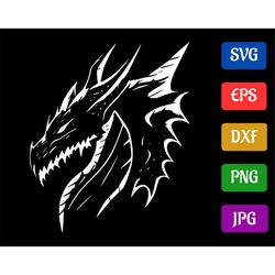 Dragons | High-Quality Vector | svg - eps - dxf - png - jpg | Cricut Explore | Silhouette Cameo