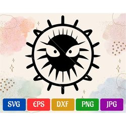 Virus | svg - eps - dxf - png - jpg | High-Quality Vector | Cricut Explore | Silhouette Cameo