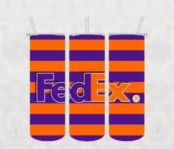 Fedex Tumbler Png, Sublimation Tumbler Png, Fedex Tumbler Wrap Png, 20oz skinny Tumbler Png Digital Download