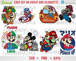 Super Mario Png, Mario And Friend Png, Super Mario & Co Est 1985 Png,Peach Mario Png, Super Mario Bros, Luigi Png, Mario