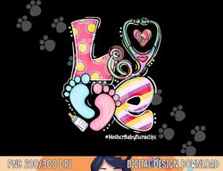 love stethoscope footprint mor baby nurse life  copy