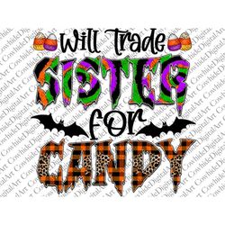 Will Trade Sister For Candy Png, Halloween Png, Boo, Happy Halloween Png, Candy Corn Png, Pumpkin Png, Digital Download,