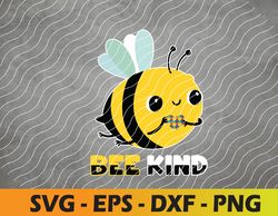 Bee Kind Autism Awareness Autistic Puzzle Health Support Svg, Eps, Png, Dxf, Digital Download