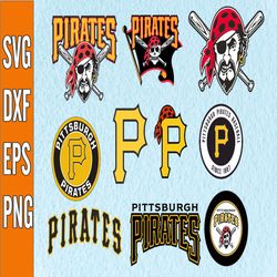 Bundle 10 Files Pittsburgh Pirates Baseball Team Svg, Pittsburgh Pirates svg,  MLB Team  svg, MLB Svg, Png, Dxf, Eps, Jp