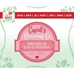 Cupids Brewing Company PNG-Valentines Day Sublimation Digital Design Download-boho vday png, love sublimation, png for w