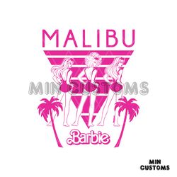 Retro Barbie Malibu SVG Barbie Beach Vibes SVG Cricut File