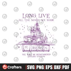 Vintage Long Live We Will Be Remembered SVG File For Cricut