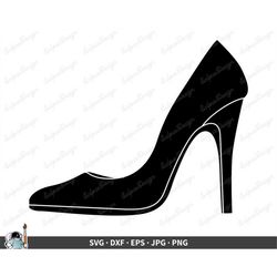 Shoes Heels SVG  Clip Art Cut File Silhouette dxf eps png jpg  Instant Digital Download