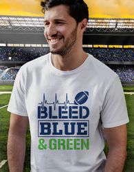 I BLEED Blue and Green SVG, Seahawks svg, Seahawks Bleed png, Seahawks bleed svg, Seahawks file for cricut
