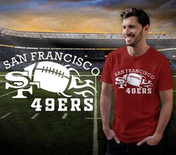 cpy 49ers ball fire svg, 49ers Football SVG, san Francisco svg, 49ers png