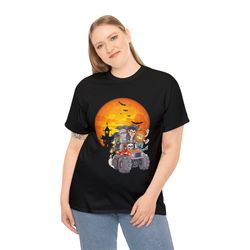 Halloween Skeleton Zombie Monster Truck Vampire Bo Shirt, Monster Truck Shirt
