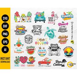 Summer BUNDLE SVG | Summer SVG | Beach Svg | Summer Design Shirt Decor Sign | Cricut Cutting Files Printables Clipart Di