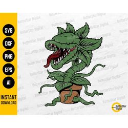 Monster Plant PNG | Funny Horror T-Shirt Sublimation Sticker Graphics | Cricut Cutting Files Printable Clipart Vector Di