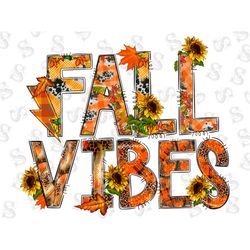 Fall vibes png sublimation design download, Autumn png, Fall vibes png, Hello fall png, western Fall png, sublimate desi