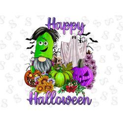 Happy Halloween Frankenstein Ghost Sublimation Png, Halloween Frankenstein PNG, Spooky Sublimation Png, Ghost Png, Hallo