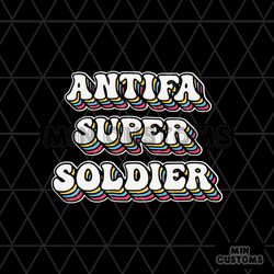Vintage Lia Thomas Antifa Super Soldier SVG Digital Cricut File