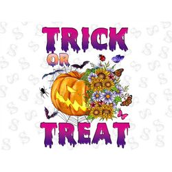 Trick Or Treat Png Sublimation Design, Halloween Png, Witch Png, Halloween Png Design, Western Halloween Png, Digital Do