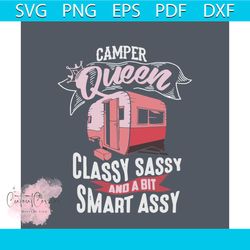 Camper Queen Svg, Trending Svg, Camping Svg, Camp Gift Svg, Camping Lover Svg, Camping Girk Svg, Camping Vans Svg, Class