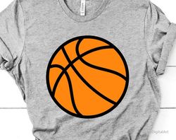 basketball svg, basketball cut file, basketball cricut, basketball silhouette, basketball ball clipart, basketball shirt