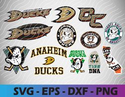 Anaheim Ducks Hockey Teams SVG, Anaheim Ducks Bundle SVG, N  H  L Svg, N  H  L Svg, Png, Bundle 12 Files