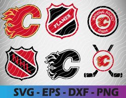 Calgary Flames Hockey Teams Svg, Calgary Flames svg, N  H  L Svg, N  H  L Svg
