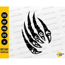 Monster Claws SVG | Wild Beast SVG | Horror T-Shirt Decal Decor Wall Art | Cricut Cut Files Silhouette Clipart Vector Di