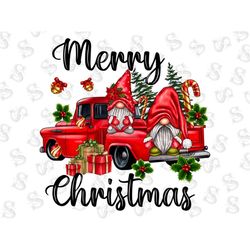 Merry Christmas Gnome Truck Png Sublimation Design,Christmas Png,Merry Christmas Png,Christmas Truck Png,Christmas Gnome