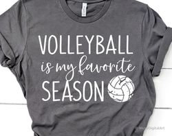 Volleyball Svg, Volleyball is My Favorite Season Svg, Volleyball Shirt Svg, Volleyball Mom, Cheer Svg File for Cricut